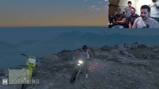 GTA 5 Gameplay DEATH BIKE down Mt. Chiliad!